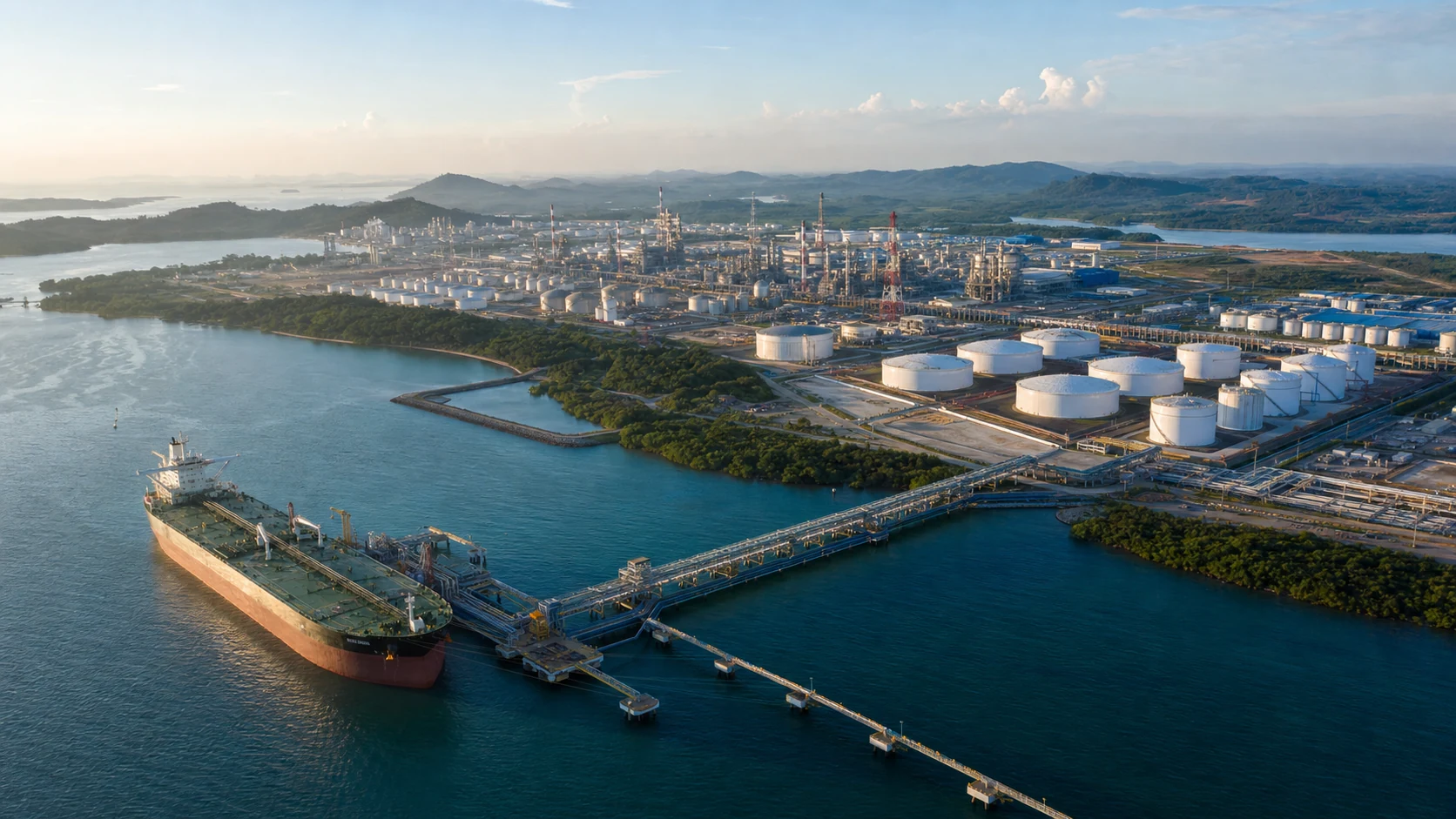 Modern deepwater energy terminal serving the Southeast Asian trade corridor